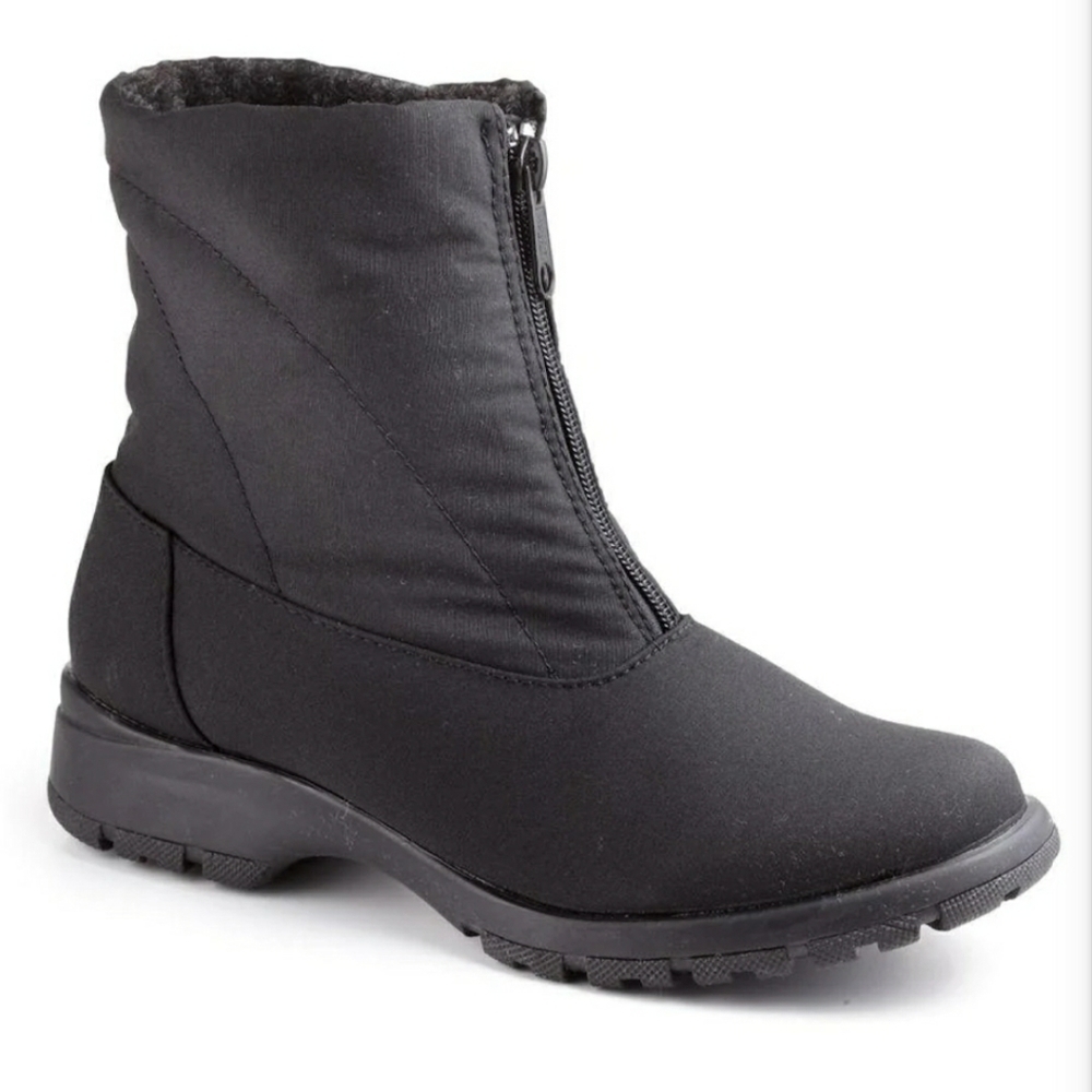 Toe Warmers Women's Magic Waterproof Boot Black Fabric, 9 M